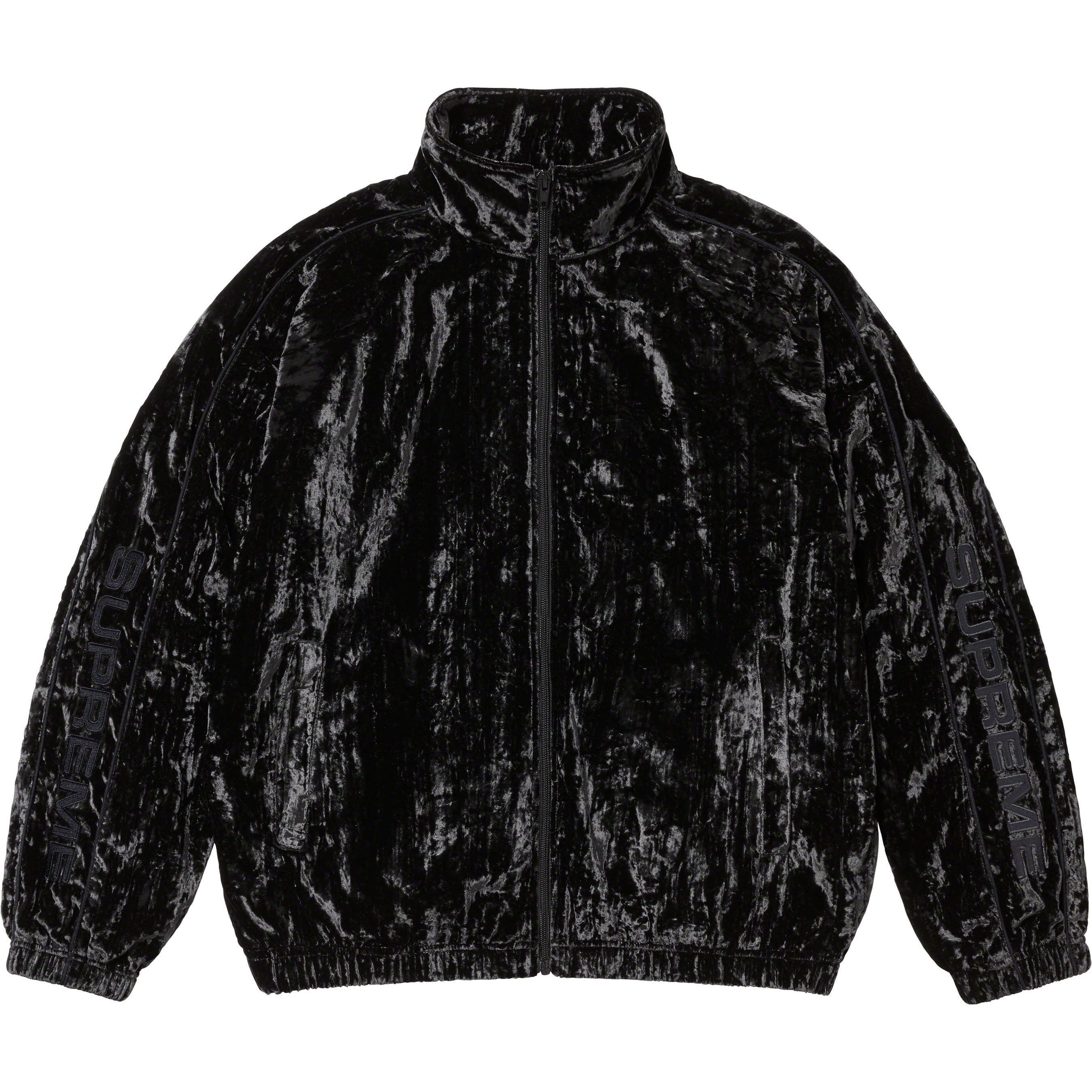 Crushed Velvet Track Jacket view 4